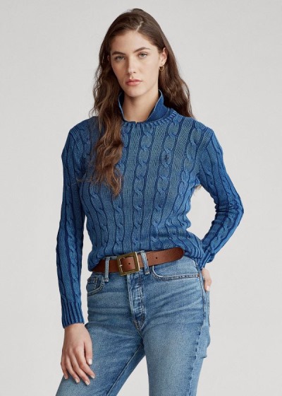 Women's Polo Ralph Lauren Cable-Knit Cotton Sweater | 410568GJC